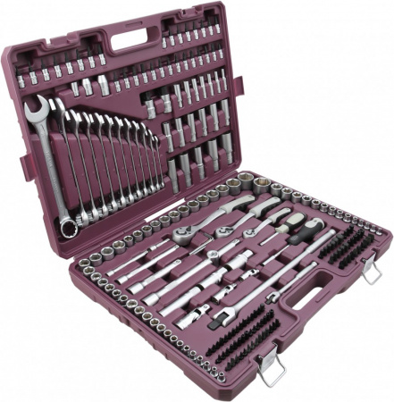 Набор инструмента универсальный 1/4", 3/8", 1/2"DR, 217 предметов Thorvik