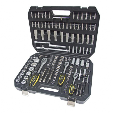 Набор инструмента ER-80172 1/4"&1/2"DR 6-гранный 172 предмета ЭВРИКА