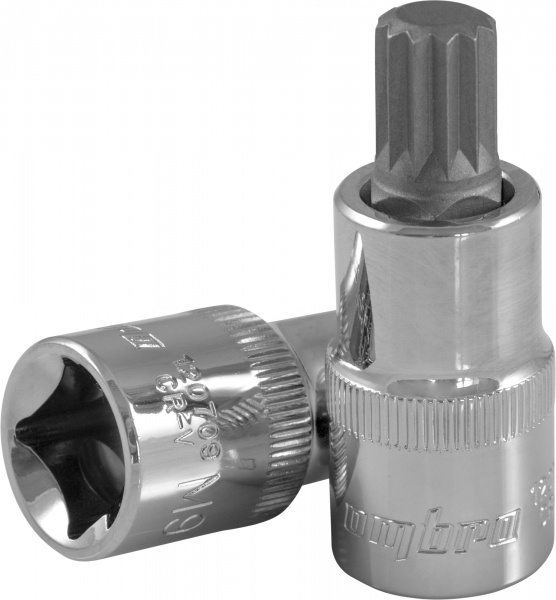 Насадка торцевая Ombra 1/2"DR с вставкой-битой SPLINE, M14