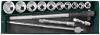 Набор головок торцевых 3/4"DR, 22-50 мм, 15 предметов  Jonnesway S04H6115SA