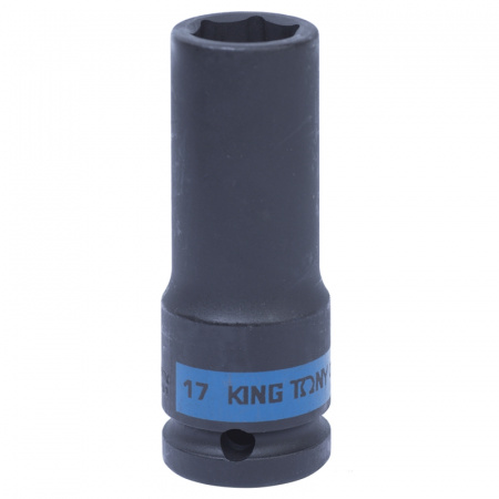 Головка торцевая ударная глубокая шестигранная 1/2", 17 мм 443517M King Tony