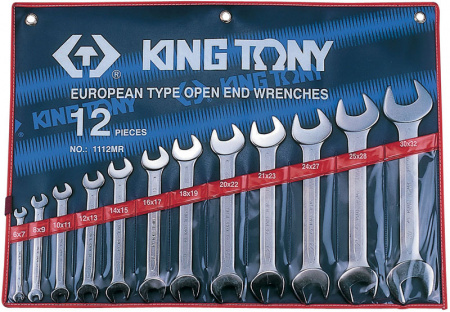 Набор рожковых ключей, 6-32 мм, 12 предметов 1112MR King Tony