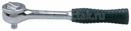 Трещотка 1/4", 140 мм, 24 зубца, дисковый механизм 2725-55G King Tony
