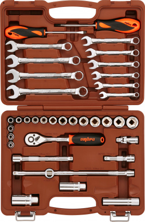 Набор инструмента OMBRA OMT37S  3/8"DR, 37 предметов