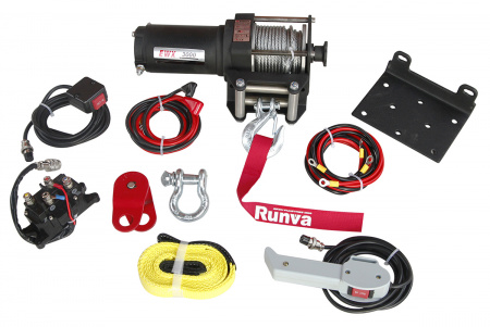 Лебёдка электрическая 12V 3000A lbs 1361 кг Runva