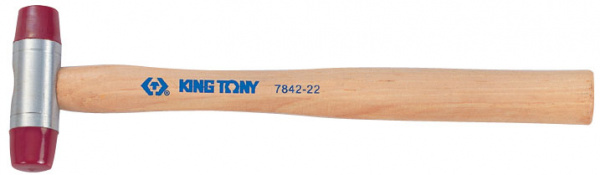 Киянка 35 мм, 305 г, полиуретановые сменные насадки 7842-35 King Tony