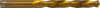 Сверло спиральное по металлу HSS TiN, ø 10,5 мм Thorvik TDB105NTB